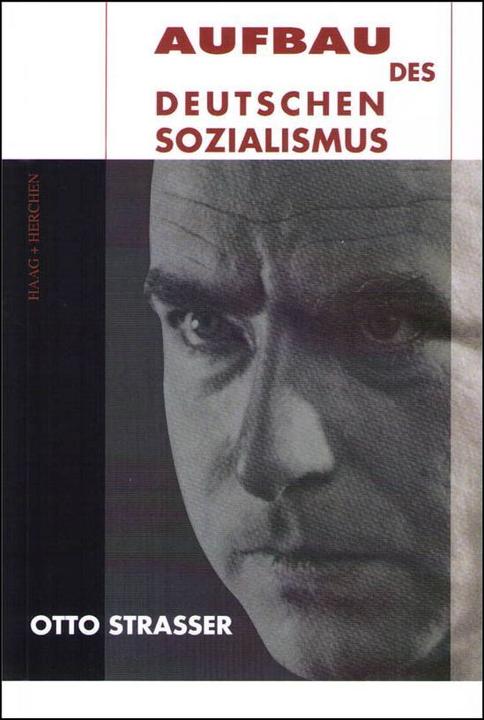 Produktbild Aufbau des deutschen Sozialismus (Deutsch, Otto Strasser, 2013)