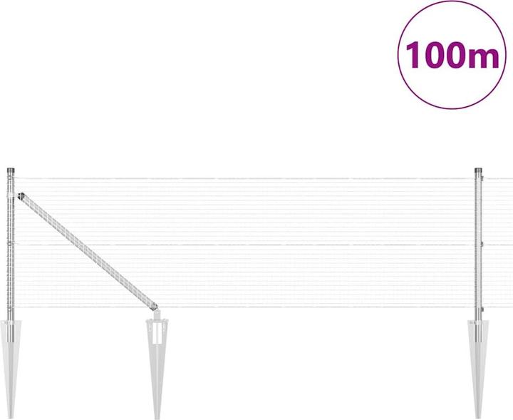 Produktbild vidaXL Zaunpfosten