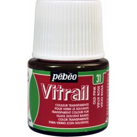 Pebeo, Colore + Vernice per fai da te, Vitrail Trasparente (45 ml)