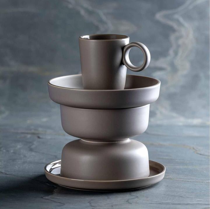 Image du produit Leonardo Schale Roma 6 Stück, Taupe (15.70 cm, 0.60 l, 6 x)