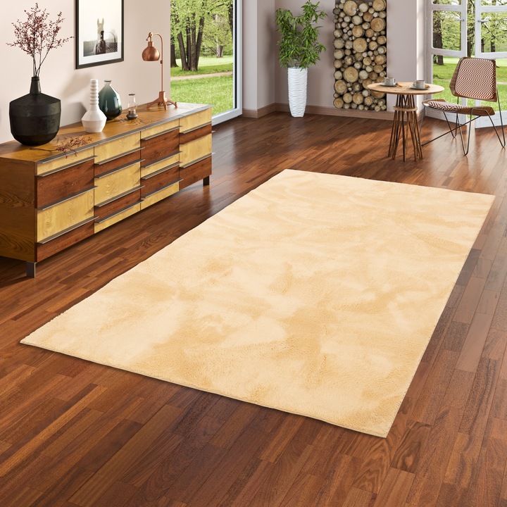 Produktbild Pergamon Luxus Super Soft Fellteppich Pearl (200 x 290 cm)
