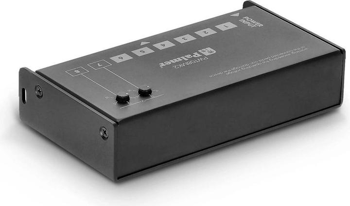 Image du produit Palmer Audio PWT 08 MK2 - Alimentation universelle pour pedalboard avec 8 sorties (Pédalier)
