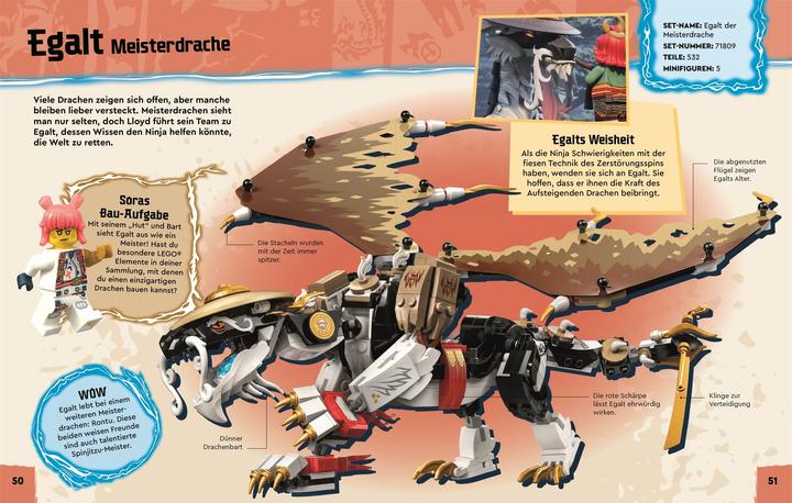 Actual product image LEGO® NINJAGO® Aufstieg der Drachen Der ultimative Ninja-Guide (German, Shari load, 2024)