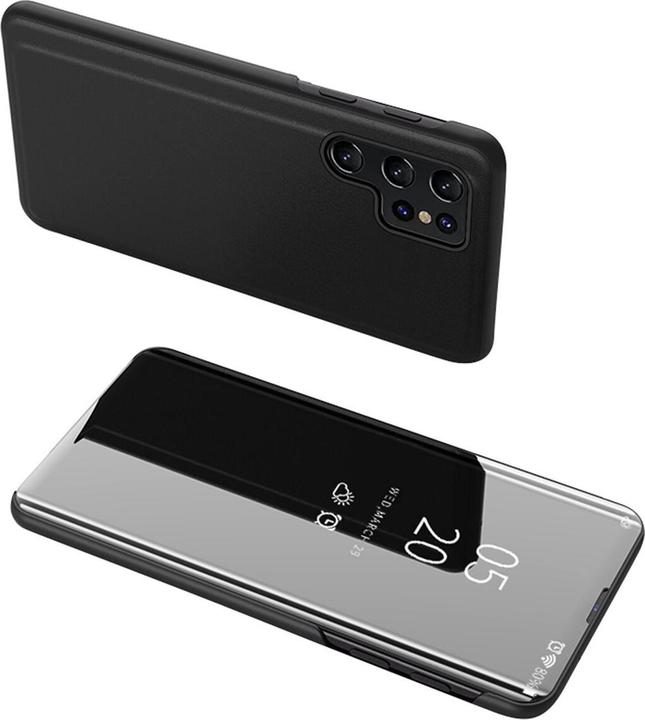 Produktbild Hurtel Clear View Case für Samsung A05s mit Klappe - Schwarz (Samsung Galaxy A05s)