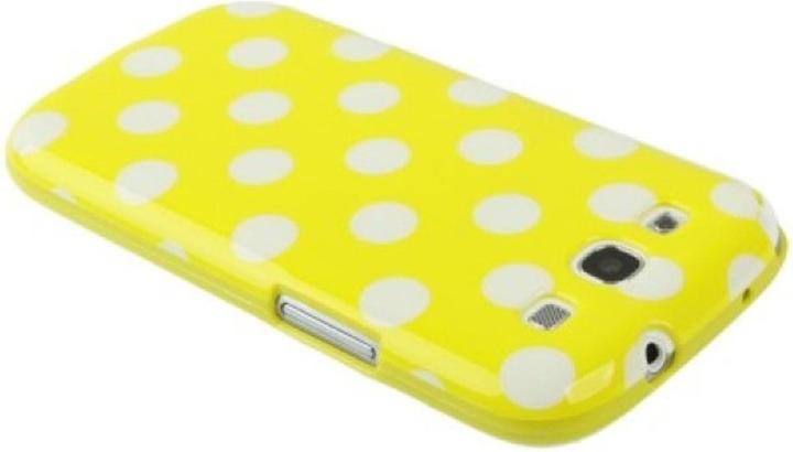 Produktbild König Design Schutzhülle TPU Case für Handy Samsung I9300 Galaxy S3 Gelb / Weiss (Samsung Galaxy S3, Samsung Galaxy S3 Neo)