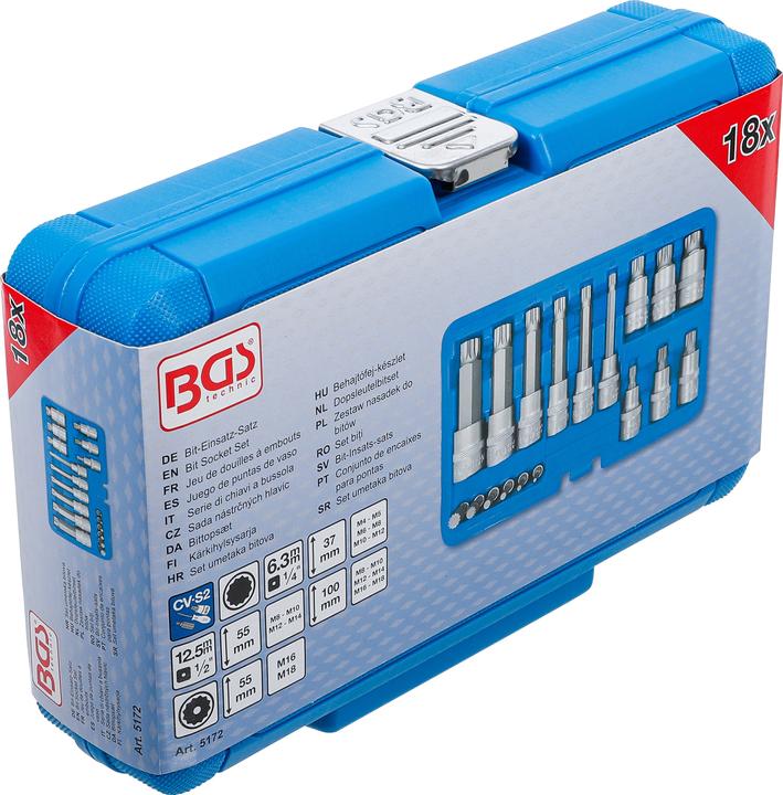 Actual product image BGS Bit insert set (12.5 mm)