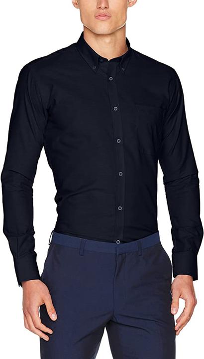 Immagine prodotto Kustom Kit Slim Fit Oxford Hemd Langärmlig (38)