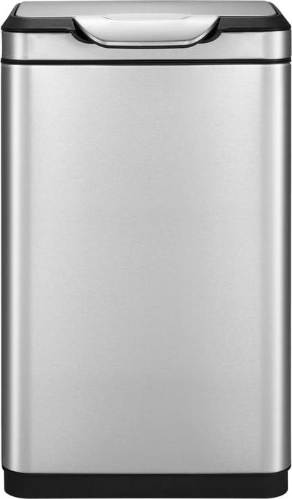 Immagine prodotto EKO Sistema di separazione dei rifiuti Touch Bar in acciaio inox opaco 2 x 20 L in acciaio inox (40 l)
