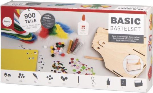 Actual product image Rayher Basic craft set 900 parts incl. wooden box