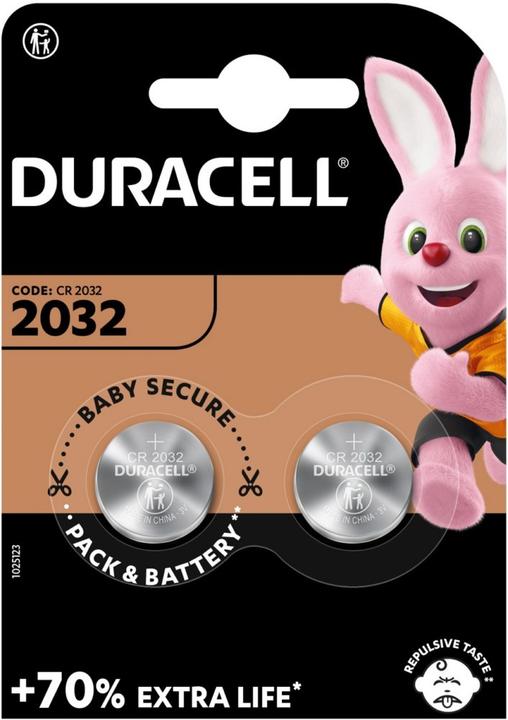 Produktbild Duracell Lithium Knopfzellen (2 Stk., CR2032, 230 mAh)