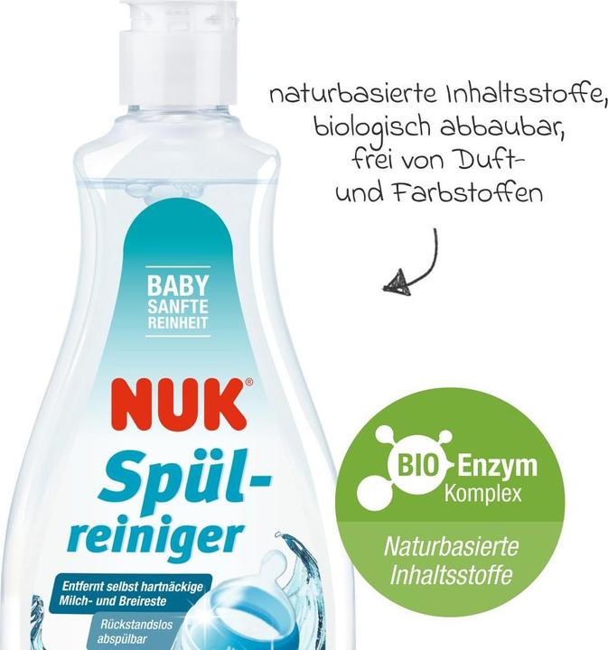 Productafbeelding NUK Spoelreiniger 500ml voor het reinigen van flessen en spenen (500 ml)