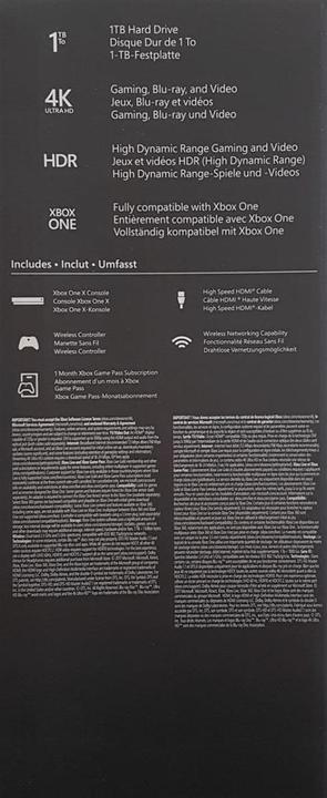 Produktbild Microsoft Xbox One X