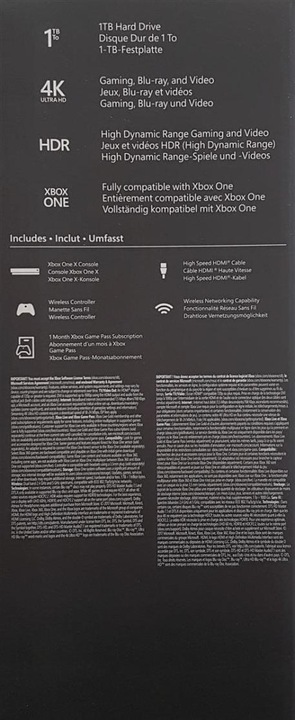 Actual product image Microsoft Xbox One X