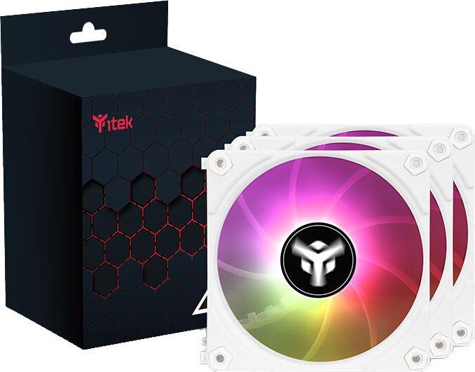 Actual product image Itek UW12 Computer Case Fan 12 cm White (120 mm, 3 x)