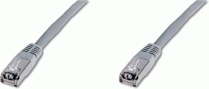 Actual product image Digitus CAT 5e SF-UTP patch cable Cu PVC AWG 26/7 length 7 m color gray (SFTP, CAT5e, 7 m)