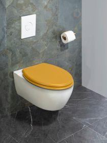 Image du produit Wenko Siège WC Prima MDF jaune moutarde