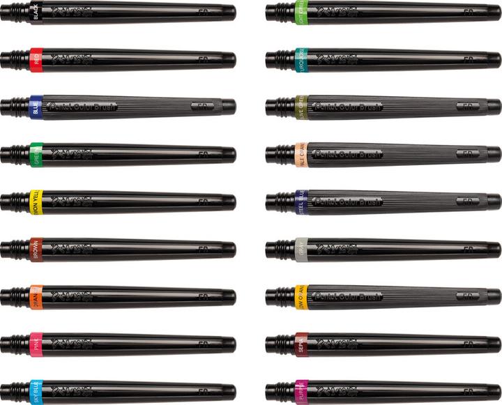 Actual product image Pentel Brush pen Color Brush (Refill unit, Grey)
