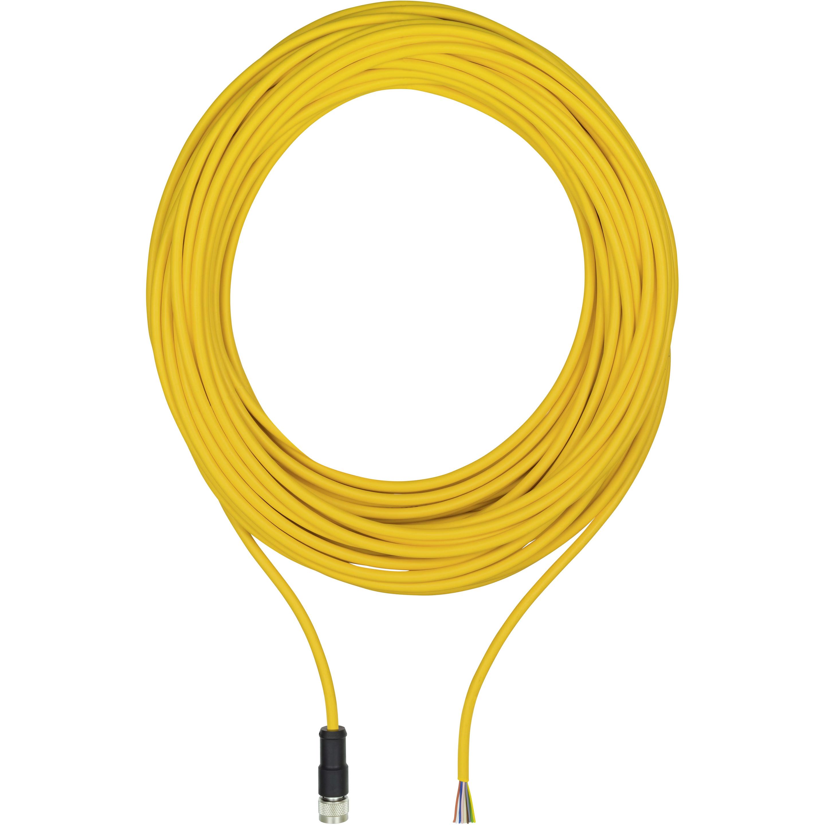 Pilz GmbH & Co. KG Kabel mit Geradestecker M12 8-pol. 30m PSEN#540326, Elektronikkabel + Stecker, Gelb