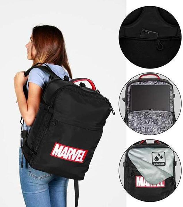 Image du produit Karactermania Large Mercury Travel Backpack 47x23x33cm Comics (35 l)