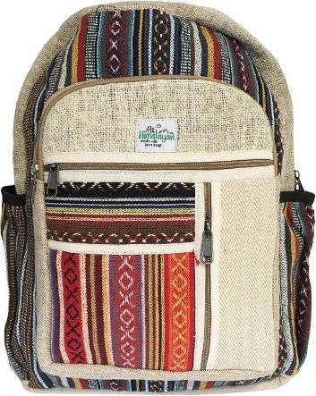 Actual product image Bekos Large Hemp Fibre Zipper Backpack (30 l)