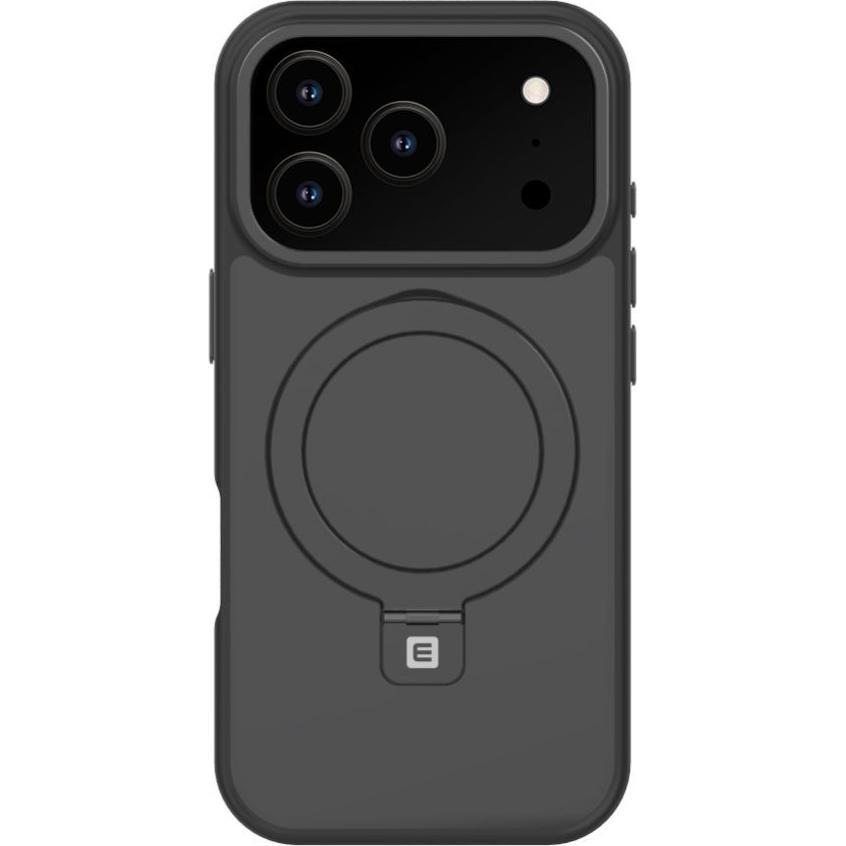 Evelatus Back panel cover Apple iPhone 17 Pro Shield Case With MagSafe&Stand Matte Black (Apple iPhone 17 Pro), Cover smartphone, Nero