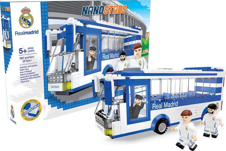 Actual product image Nanostars Real Madrid team bus kit 267-piece