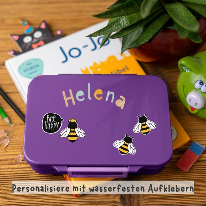 Produktbild Lekkabox Classic Lunchbox mit 4 Fächern & Trenner, lilac