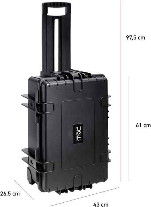 Actual product image B+W Case Type 6800 RPD Black (Photo case, 70.90 l)
