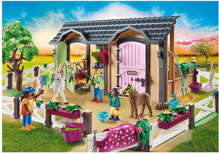 Produktbild Playmobil Reitunterricht mit Pferdeboxen (70995, Playmobil Country)