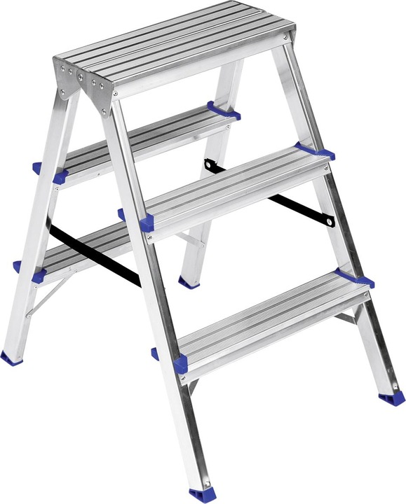 Produktbild Elkop Doppelstufenleiter 2 x 3 stufig (Trittleiter, 71 cm)