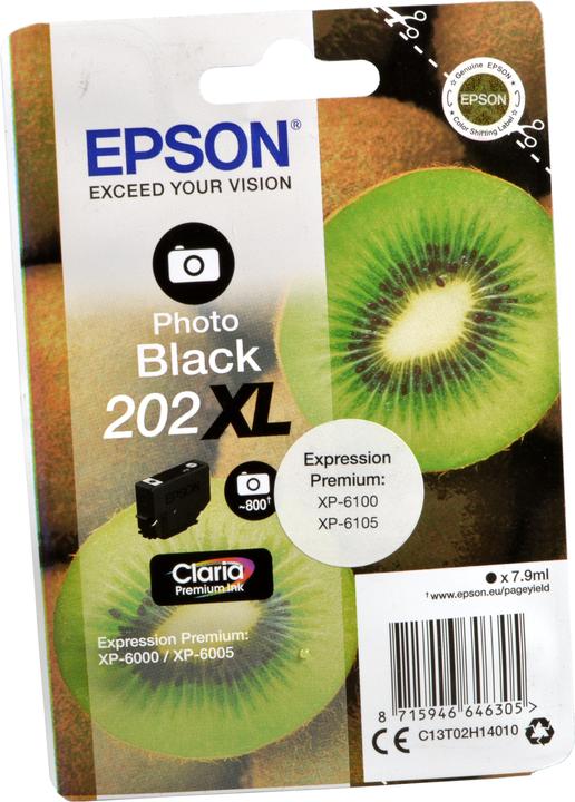 Actual product image Epson 202XL Claria Premium (PBK)