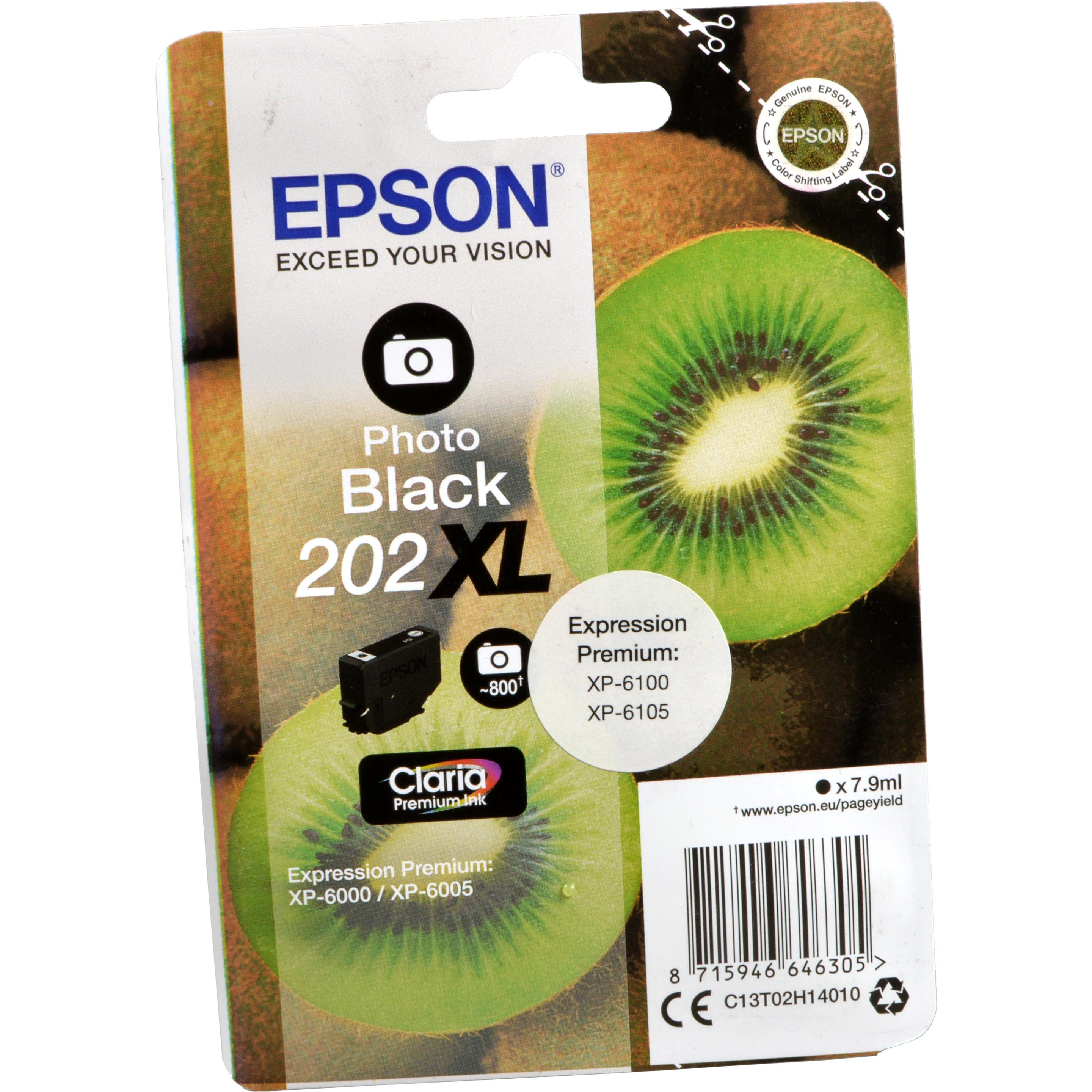 Epson, Druckerpatrone, 202XL Claria Premium (PBK)