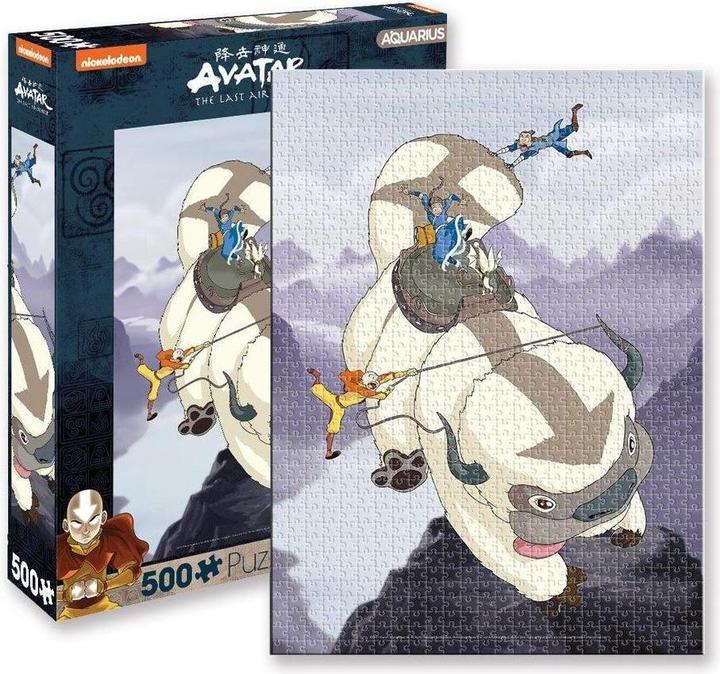 Actual product image Aquarius Avatar Der Herr der Elemente Puzzle Appa and Gang (500 Teile) (500 pieces)
