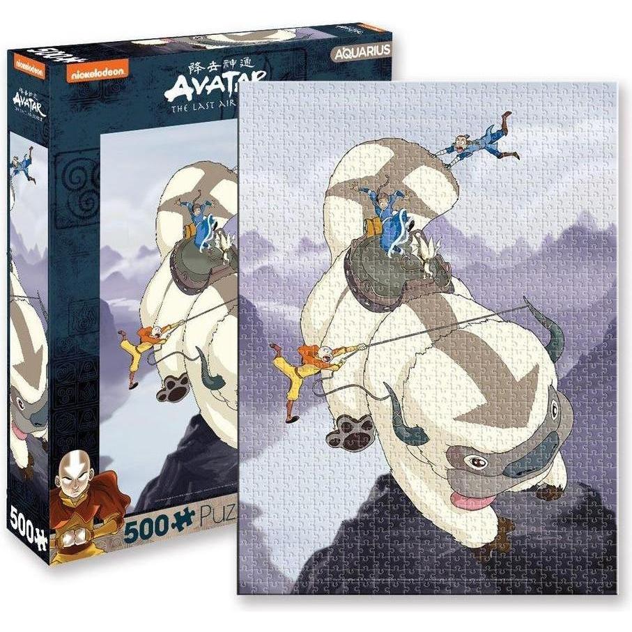 Aquarius Avatar Der Herr der Elemente Puzzle Appa and Gang (500 Teile) (500 pezzi)