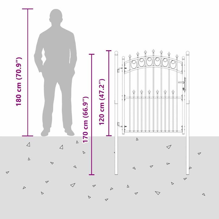 Produktbild vidaXL Zauntor