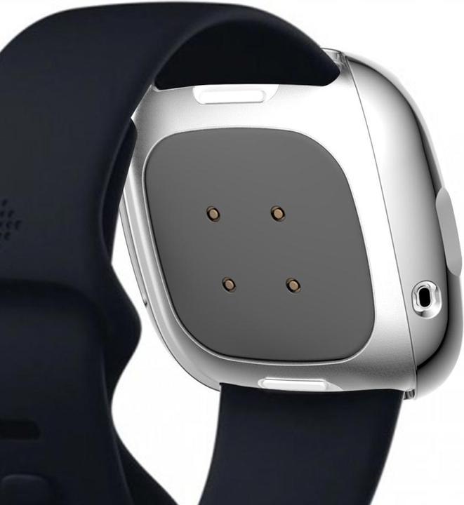 Produktbild Cover-Discount Fitbit Versa 3 / Sense - Gummi Schutz Case silber