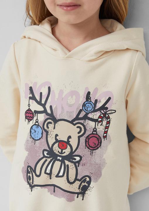 Produktbild s.Oliver Sweatshirt Hoodie mit Weihnachtsprint (92)