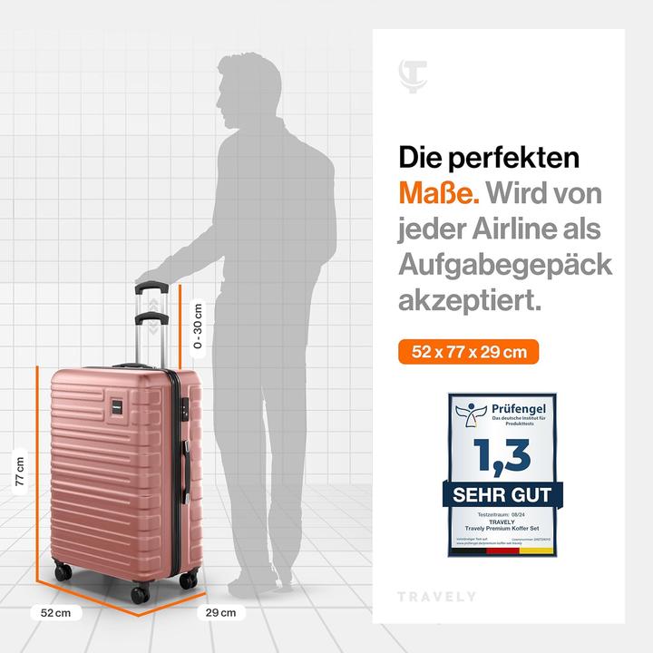 Immagine prodotto Travely Hartschalenkoffer XL (100 l)