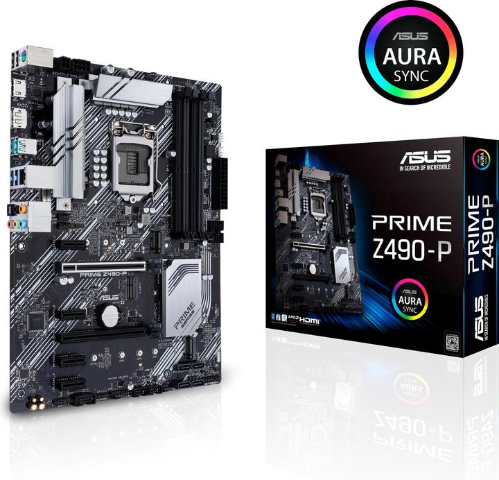 Image du produit ASUS PRIME Z490-P (LGA 1200, Intel Z490, ATX)