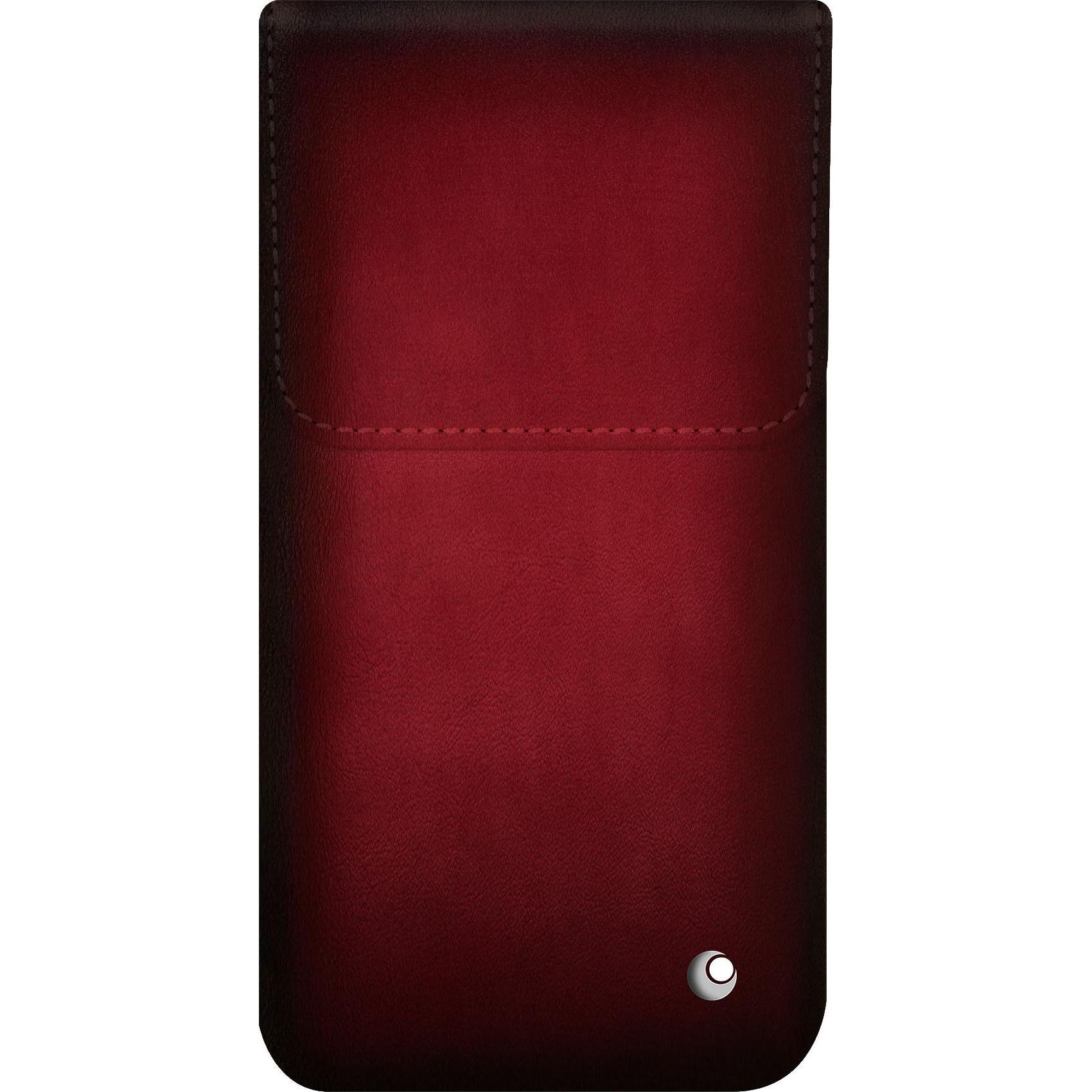 Noreve Lederschutzhülle (Apple iPhone 16 Plus), Smartphone Hülle, Rot