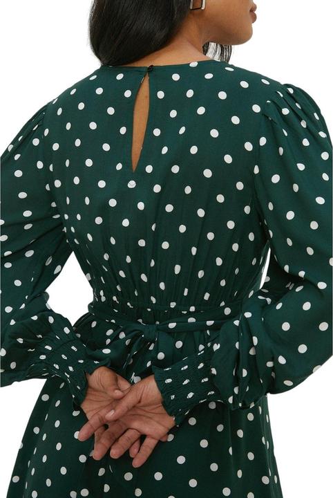 Immagine prodotto Dorothy Perkins Mini Abito A Pois Polsino Arricciato Donna (42)