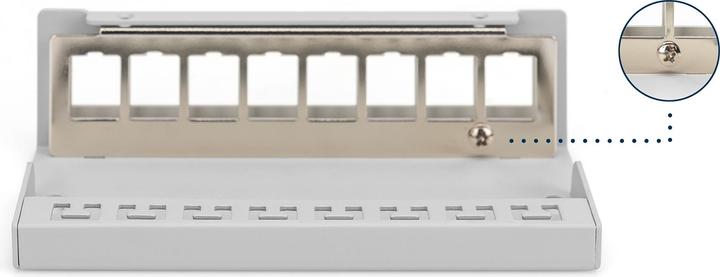 Produktbild Digitus Desktop Modular Patch Panel, geschirmt, 8-Port