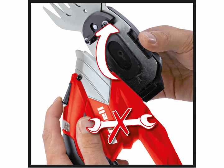 Actual product image Einhell GE-CG 7.2 Li (Rechargeable battery operated)