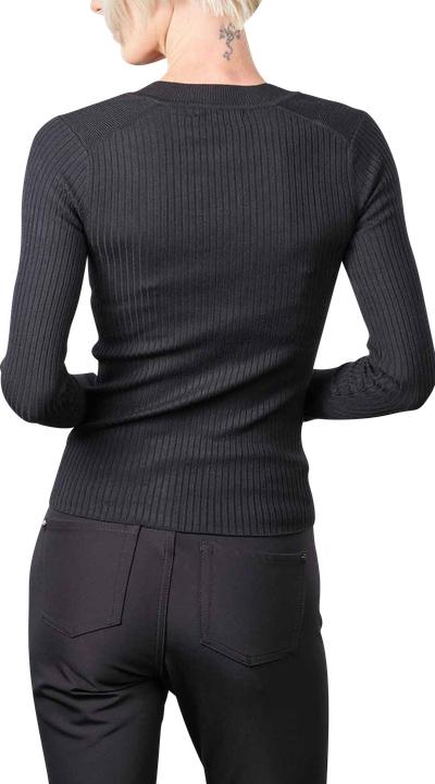 Actual product image Scotch & Soda Skinny Riv Pullover V-Neck Black (XL)