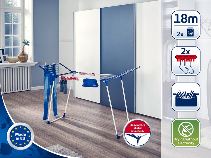 Produktbild Leifheit Standtrockner Pegasus 180 Solid Plus (18 m)
