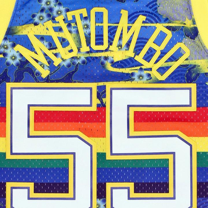 Actual product image Mitchell & Ness Swingman Mesh Jersey Denver Nuggets ASIAN Mutombo - S (S)