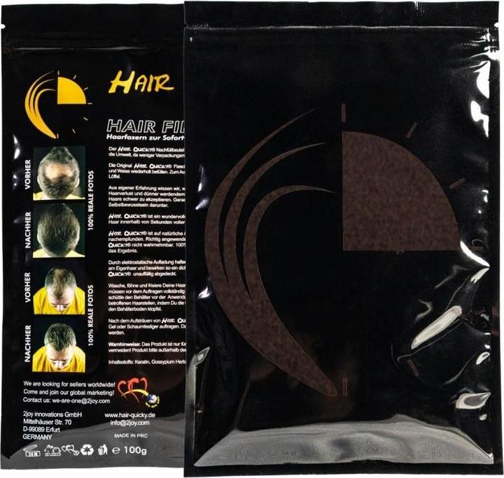 Image du produit Hair Quicky Dunkelbraunes Schütthaar (Brun foncé)