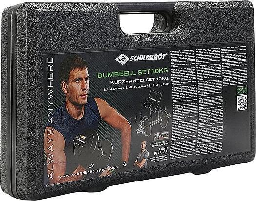 Actual product image Schildkröt Kurzhantelset im Koffer (2 x 2.5 kg, 2 x 1.25 kg)