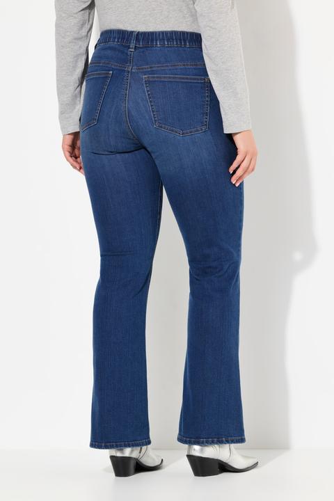 Produktbild Ulla Popken Bootcut-Jeans Marie, weites Bein, 5-Pocket-Schnitt (50)