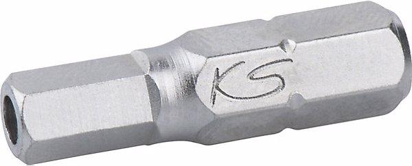 Actual product image KS Tools 1/4" bit hexagon socket with face hole (5/16")